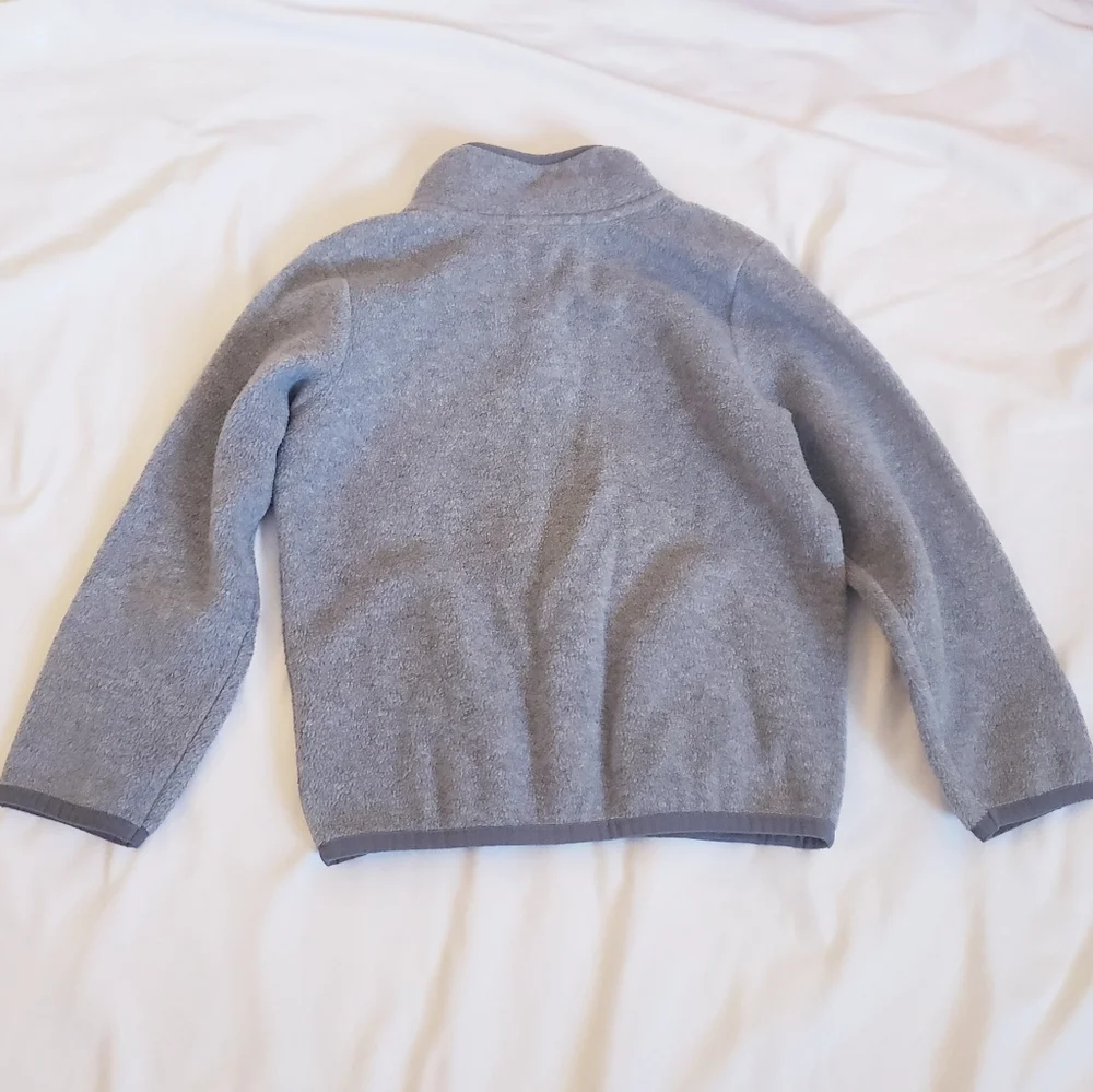 Boys Size 4 Carter's Gray Fleece Zip-up Jacket